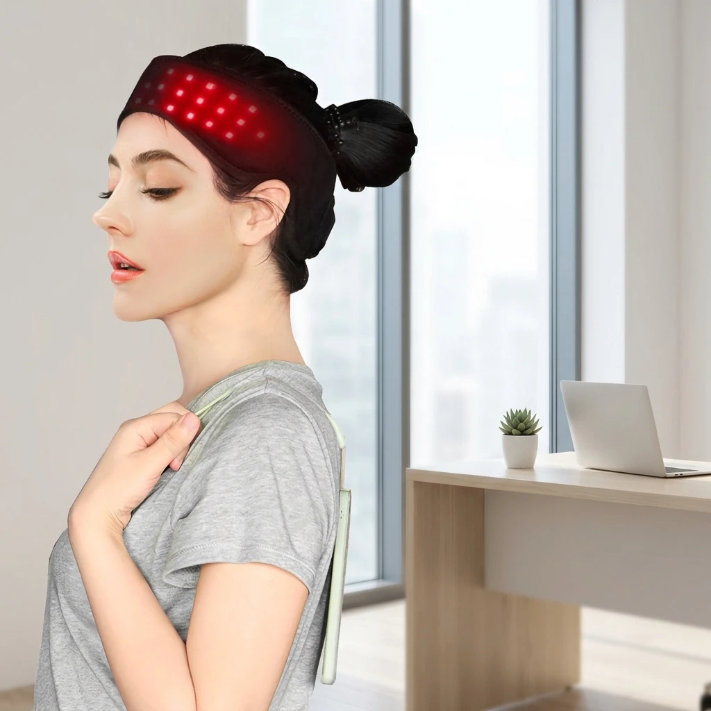 Red Led Light Therapy Belt 660nm 850nm Near Infrared Light Therapy Infrared Light Therapy Wrap for Head
Red Led Light Therapy Belt 660nm 850nm Near Infrared Light Therapy Infrared Light Therapy Wrap for Head