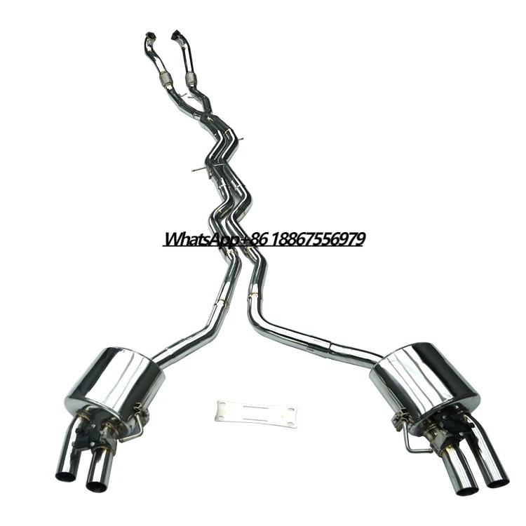 Stainless Steel Catback Exhaust forS4/S5 B8 B9 3.0T Car Exhaust Pipes Muffler Valvetronic Exhaust System
Stainless Steel Catback Exhaust forS4/S5 B8 B9 3.0T Car Exhaust Pipes Muffler Valvetronic Exhaust System