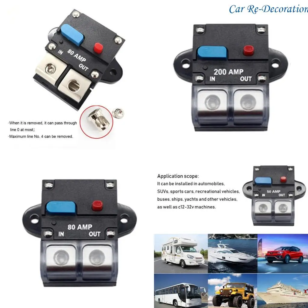 R58D 12V-48VDC with Switch Button 50-300Amp Solar Breaker
R58D 12V-48VDC with Switch Button 50-300Amp Solar Breaker