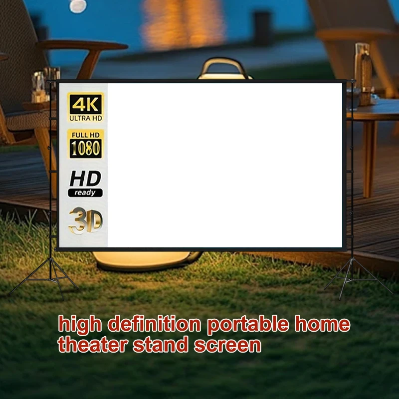 60-200 inch double triangular bracket projection screen, suitable for offices, homes, and entertainment venues, use
60-200 inch double triangular bracket projection screen, suitable for offices, homes, and entertainment venues, use