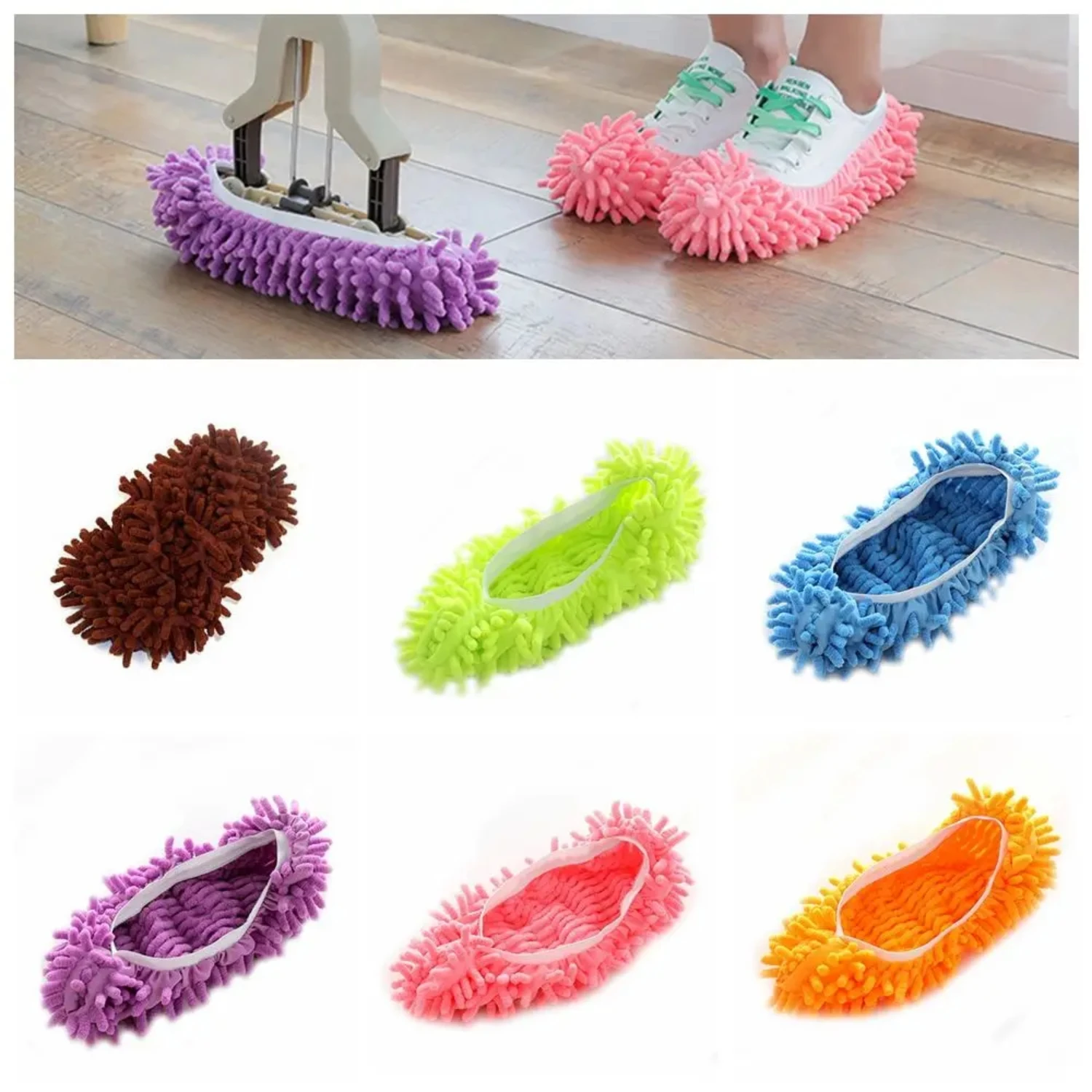 Mop Accessory Colorful Quick Water Absorption Micro Fiber Cleaning Cloth Slippers Mopping Shoes Floor Dust
Mop Accessory Colorful Quick Water Absorption Micro Fiber Cleaning Cloth Slippers Mopping Shoes Floor Dust