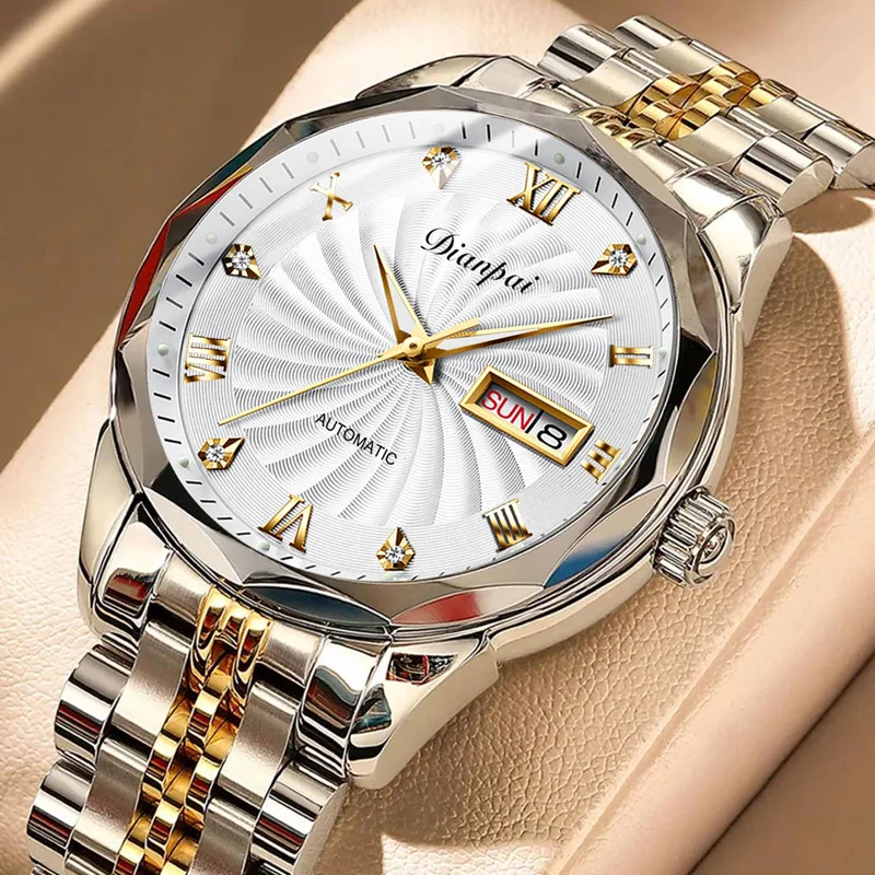 Swiss quality genuine mechanical watch, luminous waterproof men's watch, stainless steel strap, watch, fashionable watch
Swiss quality genuine mechanical watch, luminous waterproof men's watch, stainless steel strap, watch, fashionable watch