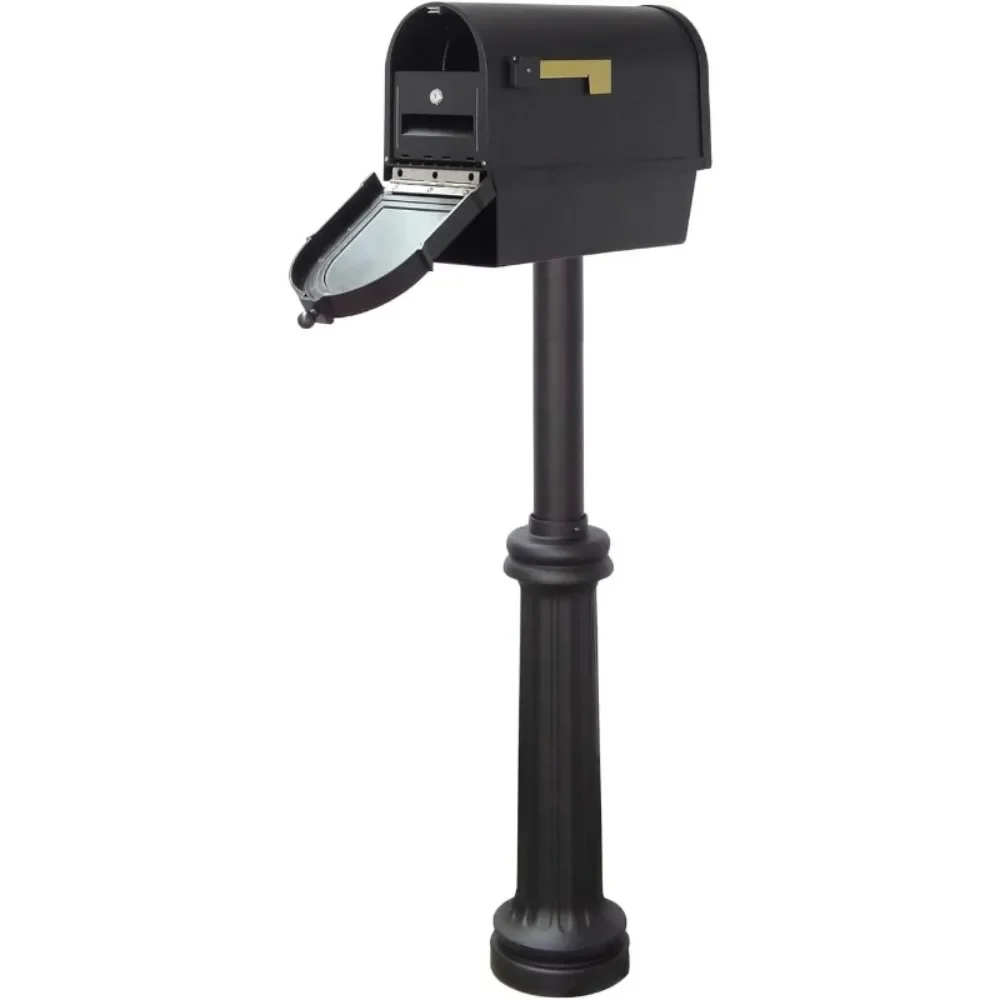 Berkshire Curbside Mailbox with Newspaper Tube, Front Address Numbers, Locking Insert and Bradford Mailbox
Berkshire Curbside Mailbox with Newspaper Tube, Front Address Numbers, Locking Insert and Bradford Mailbox