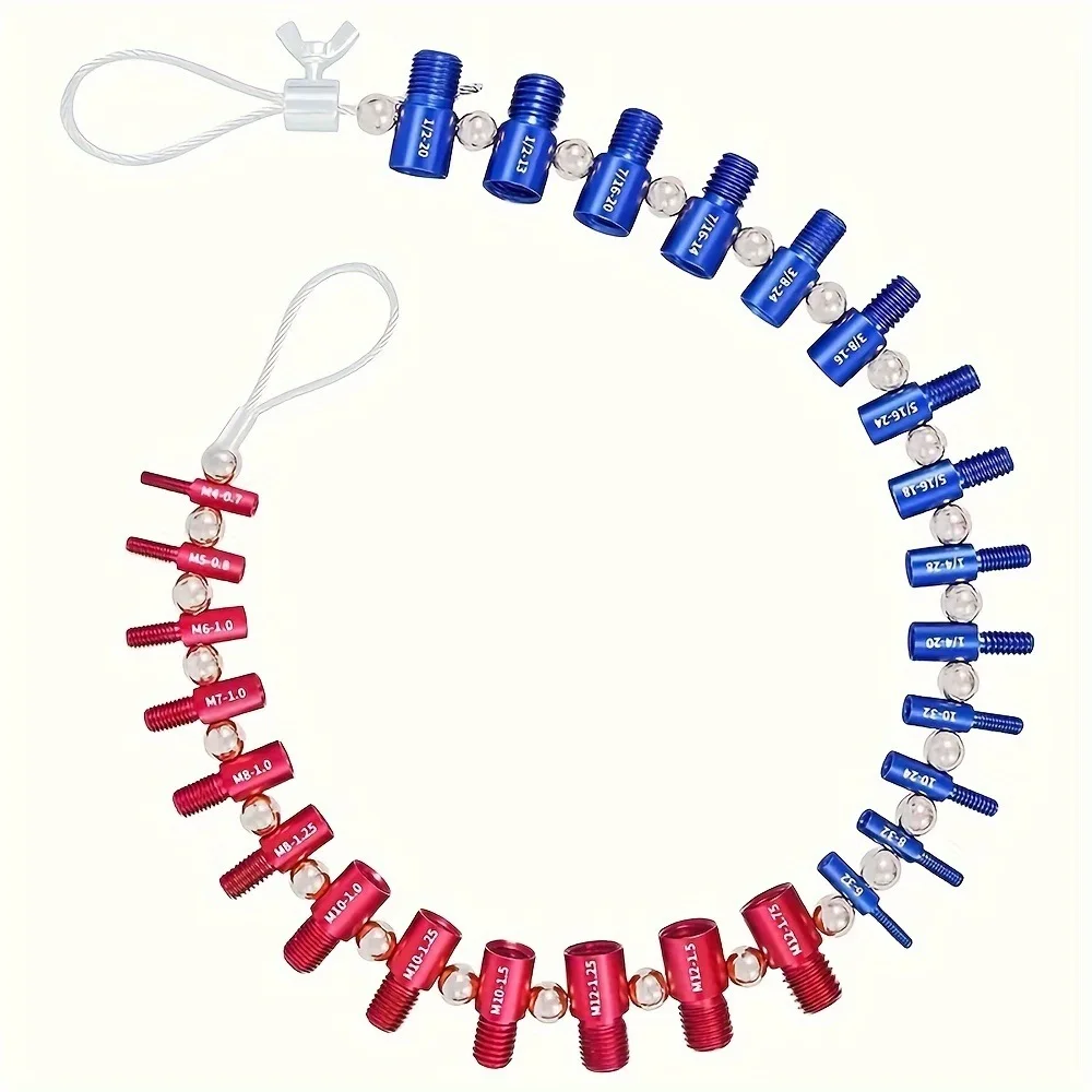 F 74601 Thread Gauge Set Thread Measuring Tool Women's Fashion Set Summer Collection No Brand Registered Trademark
F 74601 Thread Gauge Set Thread Measuring Tool Women's Fashion Set Summer Collection No Brand Registered Trademark