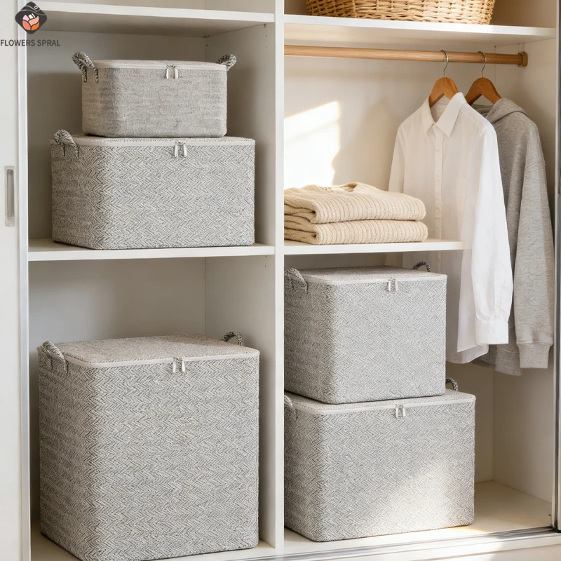 1PC Household Large Capacity Storage Bag Non-Woven Fabric, Foldable, Wardrobe Storage Bag For Storing Blankets And Toys
1PC Household Large Capacity Storage Bag Non-Woven Fabric, Foldable, Wardrobe Storage Bag For Storing Blankets And Toys