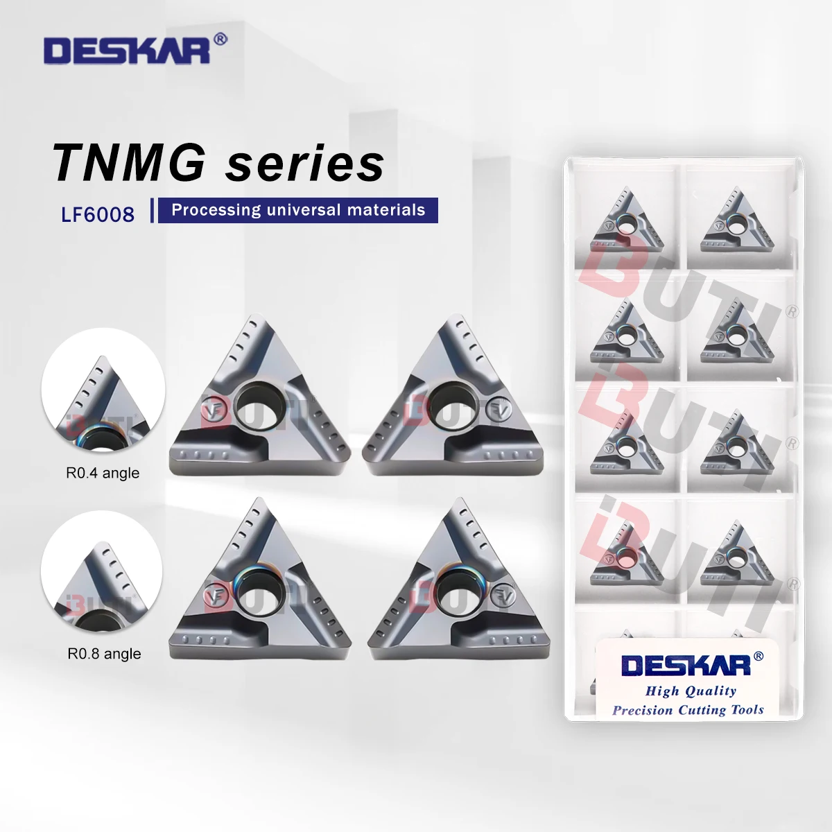 DESCAR 100% original TNMG160404 TNMG160408 R-VF L-VF MA LF6008 Triangular Slotted CNC Lathe Blade Of Hard Alloy Stainless Steels
DESCAR 100% original TNMG160404 TNMG160408 R-VF L-VF MA LF6008 Triangular Slotted CNC Lathe Blade Of Hard Alloy Stainless Steels
