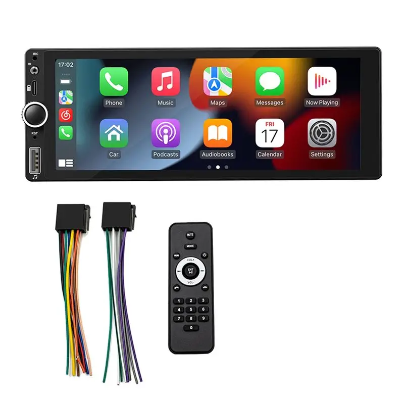 Classy-1 Din 6.86Inch HD Car Radio Multimedia Carplay Touch Screen Mirror Link Stereo Bluetooth USB FM Camera
Classy-1 Din 6.86Inch HD Car Radio Multimedia Carplay Touch Screen Mirror Link Stereo Bluetooth USB FM Camera