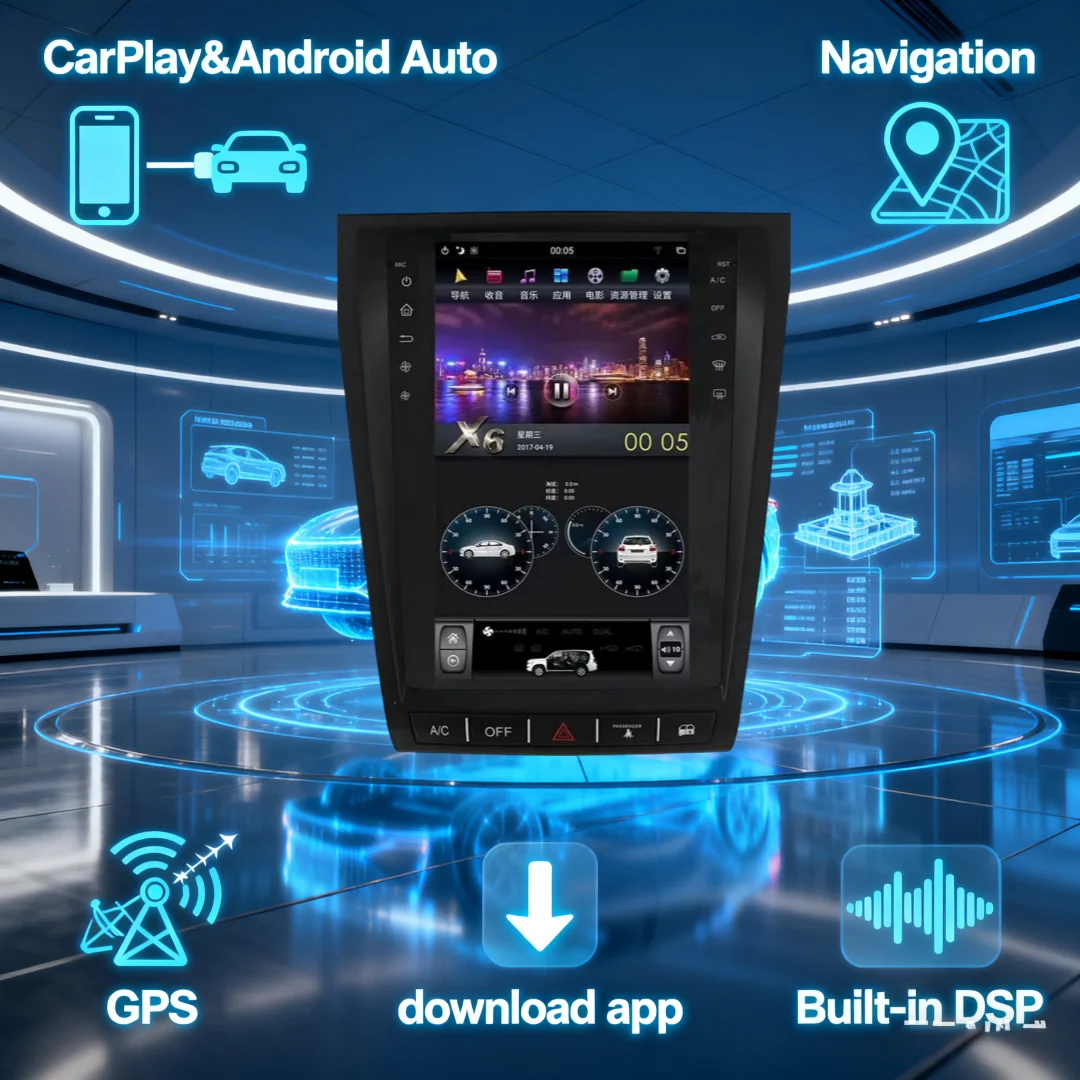 Android 13, автомобильный радиоприемник, центральный мультимедийный видеоплеер, беспроводной Carplay для Lexus GS 2004-2011
Android 13, автомобильный радиоприемник, центральный мультимедийный видеоплеер, беспроводной Carplay для Lexus GS 2004-2011