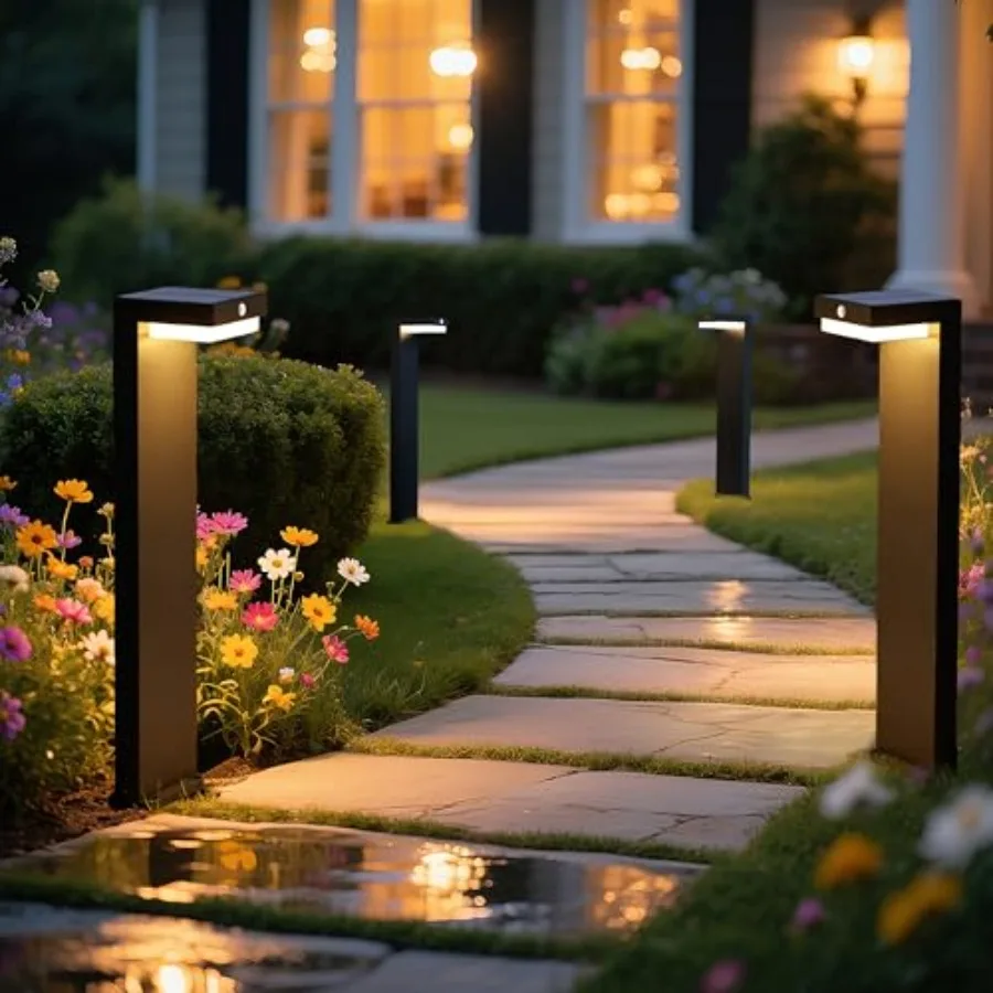 20.5" Solar Pathway Lights - Walkway Solar Lights for Outside - PIR Sensor and Two Lighting Modes - Rechargeable Battery Lasts
20.5" Solar Pathway Lights - Walkway Solar Lights for Outside - PIR Sensor and Two Lighting Modes - Rechargeable Battery Lasts