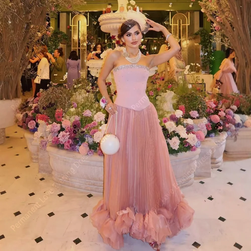 2025 Elegant A-Line Women Evening Dresses Sexy Sleeveless Prom Gowns Princess Mopping Length Ball Vestido Para Mujer Customized 
2025 Elegant A-Line Women Evening Dresses Sexy Sleeveless Prom Gowns Princess Mopping Length Ball Vestido Para Mujer Customized