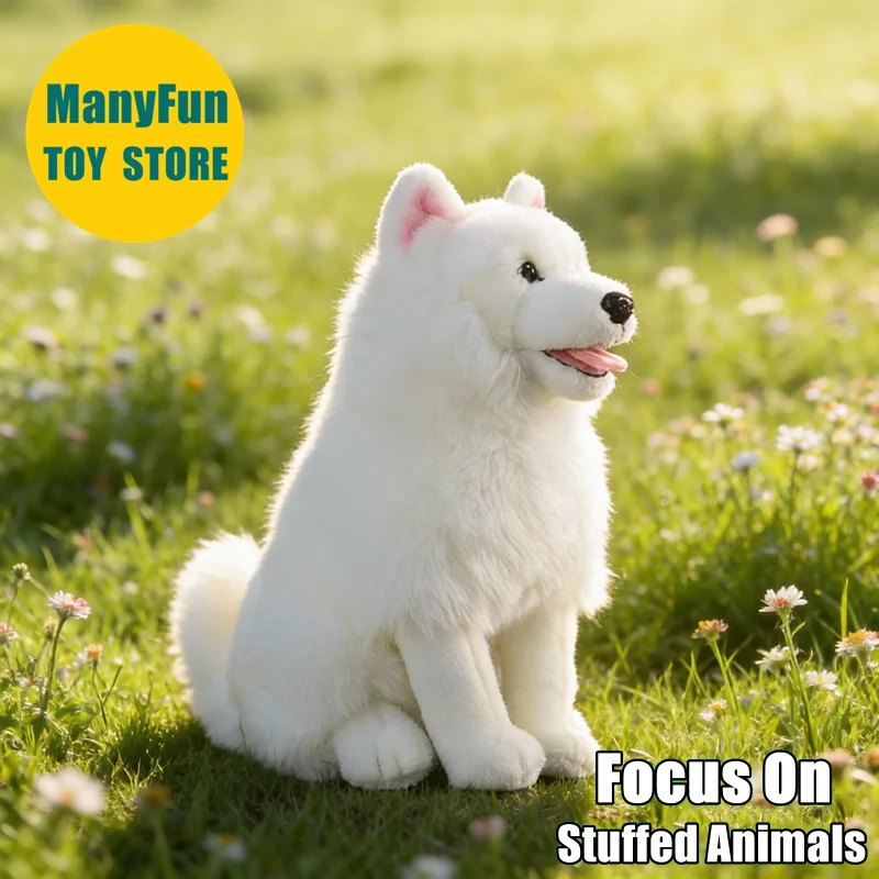 Realistic Samoyed High Fidelity Sammy Plushie Snow Dog Plush Toy Lifelike White Dog Stuffed Animal Simulation Doll Toy Gifts
Realistic Samoyed High Fidelity Sammy Plushie Snow Dog Plush Toy Lifelike White Dog Stuffed Animal Simulation Doll Toy Gifts