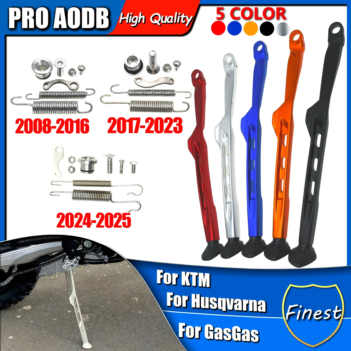 Upgraded Version Kickstand Side Stand+Spring Kit for Husqvarna FE TE FX TX for KTM Motocross SX SXF EXC EXCF XC XCF 2008 To 2025
Upgraded Version Kickstand Side Stand+Spring Kit for Husqvarna FE TE FX TX for KTM Motocross SX SXF EXC EXCF XC XCF 2008 To 2025