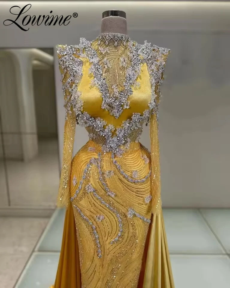 Золотое вечернее платье с индивидуальным пошивом, с блестящими кристаллами, длинными рукавами, для выпускного вечера, вечернее платье с камнями, нарядное платье
Золотое вечернее платье с индивидуальным пошивом, с блестящими кристаллами, длинными рукавами, для выпускного вечера, вечернее платье с камнями, нарядное платье