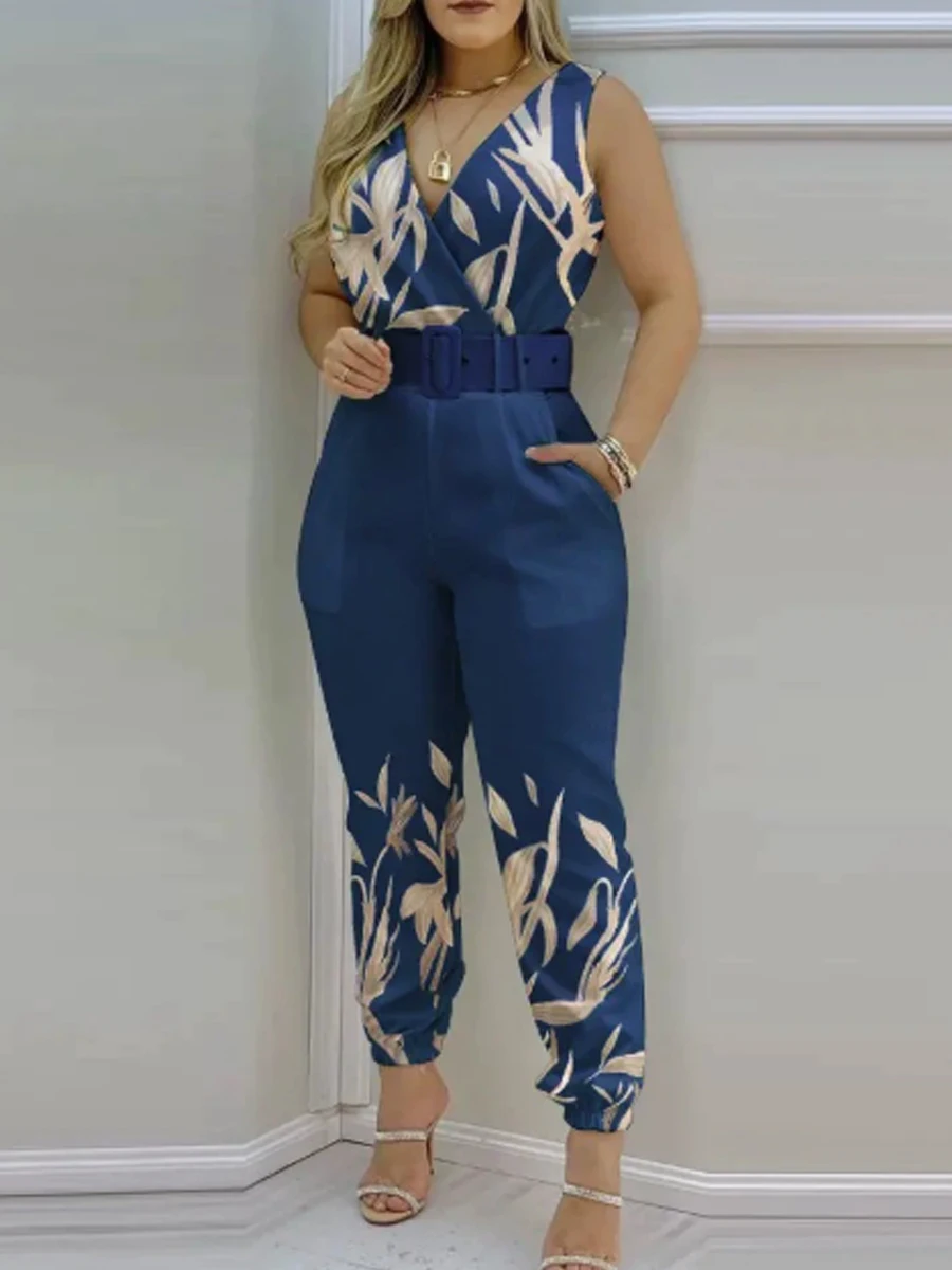 Women Office Wear Sleeveless Pocket Design Backless Jumpsuit
Women Office Wear Sleeveless Pocket Design Backless Jumpsuit