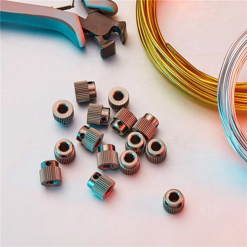 EDT-20Pcs Extruder Wheel Gear 3D Printer Parts 36 Teeth Gear Stainless Steel Extruder Gear For CR-10, CR-10S, S5, Ender 3
EDT-20Pcs Extruder Wheel Gear 3D Printer Parts 36 Teeth Gear Stainless Steel Extruder Gear For CR-10, CR-10S, S5, Ender 3