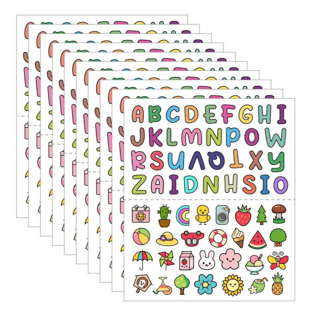Set of 5 Cute Cartoon Letter Pattern Stickers, Featuring English Letters and Fun Cartoon Designs, Suitable for Water Bottles, Tablets, Journals, DIY Crafts, and Creative Decorative Gifts
Set of 5 Cute Cartoon Letter Pattern Stickers, Featuring English Letters and Fun Cartoon Designs, Suitable for Water Bottles, Tablets, Journals, DIY Crafts, and Creative Decorative Gifts