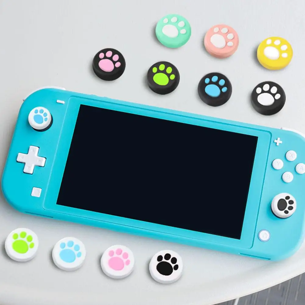 16 Pcs Cat Paw Design Protective Thumb Grips for Controller Joystick Caps Soft Silicone Non Slip Easy Install
16 Pcs Cat Paw Design Protective Thumb Grips for Controller Joystick Caps Soft Silicone Non Slip Easy Install