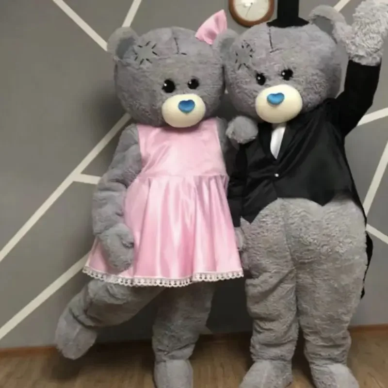 Blue Suit Set Bear Cute Bear Advertising Walk Mascot Costumes Couple Bear Mascot Carnival Party Fashion Show
Blue Suit Set Bear Cute Bear Advertising Walk Mascot Costumes Couple Bear Mascot Carnival Party Fashion Show