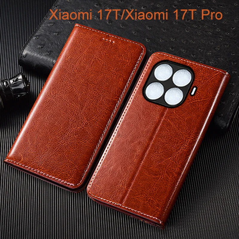 Crazy Horse Genuine Leather Flip Case For Xiaomi Mi 17T Pro Phone Cover Card Cases Scratch Proof
Crazy Horse Genuine Leather Flip Case For Xiaomi Mi 17T Pro Phone Cover Card Cases Scratch Proof