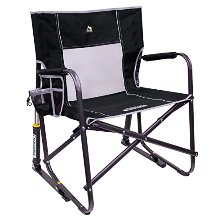 Freestyle Rocker XL Portable Folding Rocking Chair for outdoor camping, steel frame, black, ultra-stable rocker base with padde
Freestyle Rocker XL Portable Folding Rocking Chair for outdoor camping, steel frame, black, ultra-stable rocker base with padde