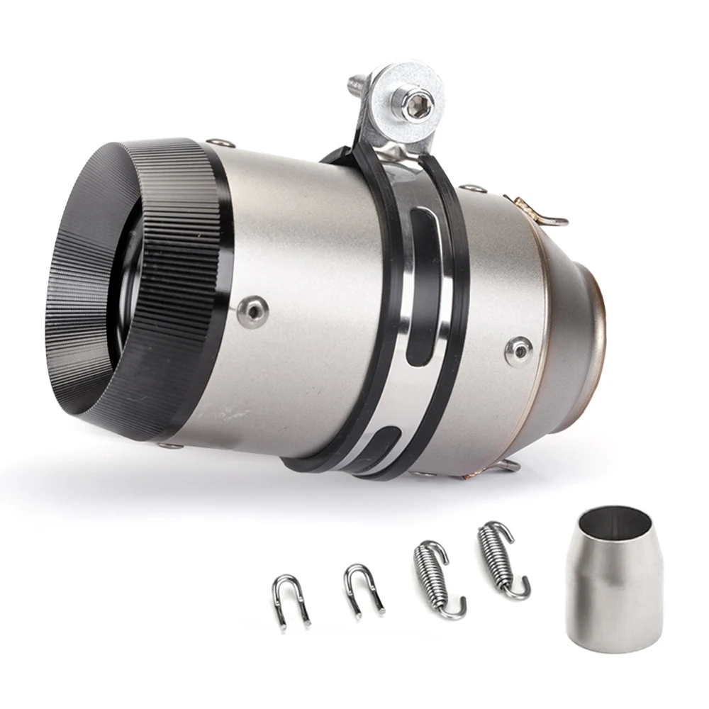 MOTONETA Duke390 R15, stainless steel carbon muffler for AR exhaust of 51mm 60mm general motorcycle.
MOTONETA Duke390 R15, stainless steel carbon muffler for AR exhaust of 51mm 60mm general motorcycle.