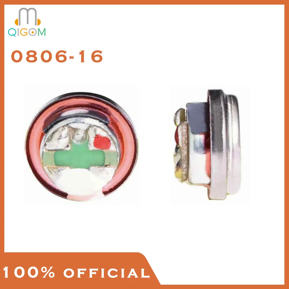 QIGOM Bass Earphone Sound Unit Speaker Driver 7.8MM 16ohms 100dB High Rigidity Titanium Metal Diaphragm Softer Sound 0806-16
QIGOM Bass Earphone Sound Unit Speaker Driver 7.8MM 16ohms 100dB High Rigidity Titanium Metal Diaphragm Softer Sound 0806-16