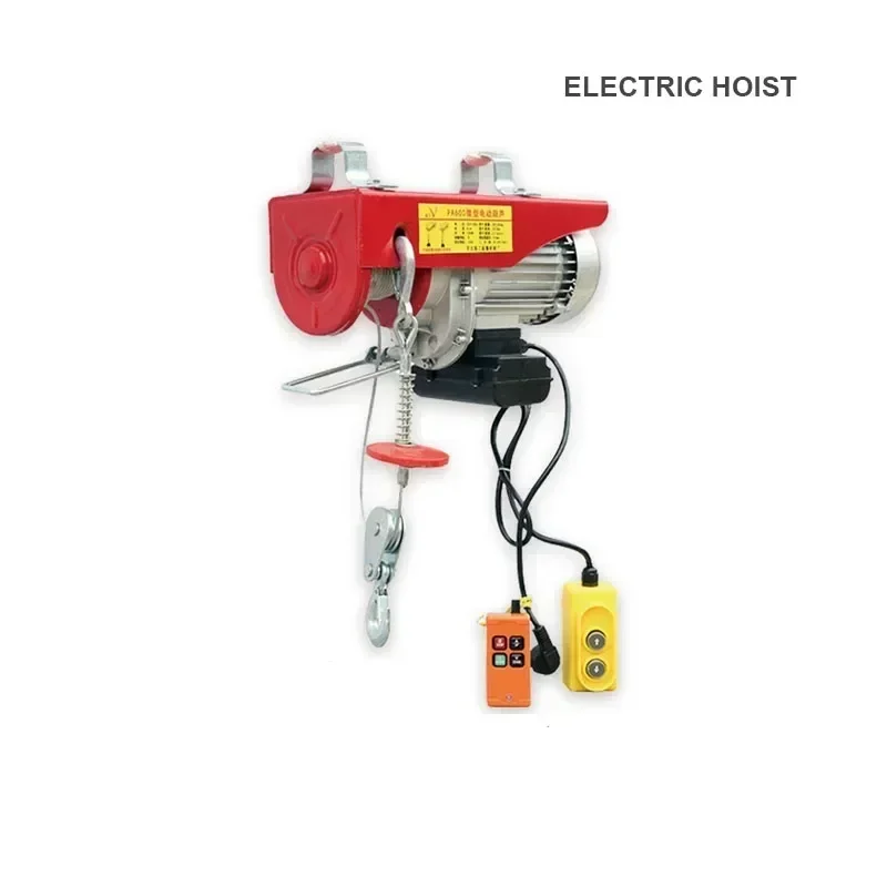 Electric Hoist Crane Portable Lifter Overhead Garage Winch with Wired/Wireless Remote Control 600kg Lifting Capacity 12m/20m/30m
Electric Hoist Crane Portable Lifter Overhead Garage Winch with Wired/Wireless Remote Control 600kg Lifting Capacity 12m/20m/30m