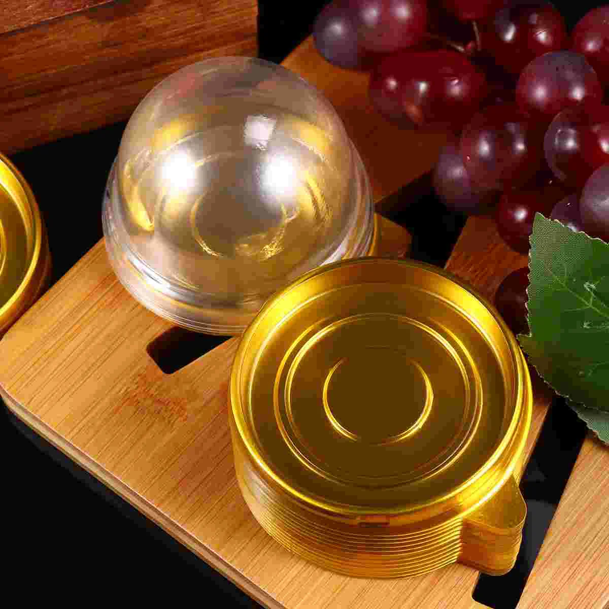 100pcs Yolk Crisp Box Round Plastic Container Dome Boxes Baking Food Grade PET Waterproof Gift Cakes
100pcs Yolk Crisp Box Round Plastic Container Dome Boxes Baking Food Grade PET Waterproof Gift Cakes