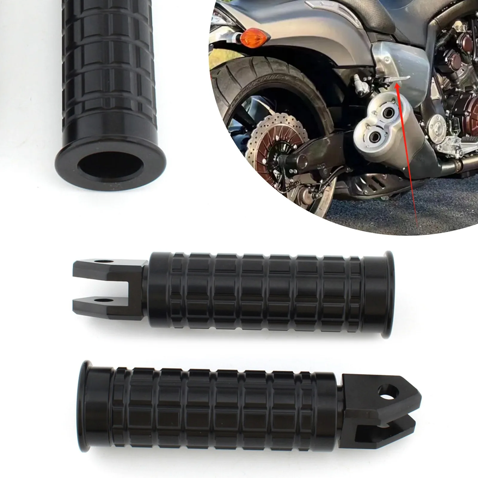 1Pair Black Aluminum Motorcycle Mini Foot Peg Footrest Pedal For Yamaha R6 R1 MT-01 MT-03 FZS1000
1Pair Black Aluminum Motorcycle Mini Foot Peg Footrest Pedal For Yamaha R6 R1 MT-01 MT-03 FZS1000