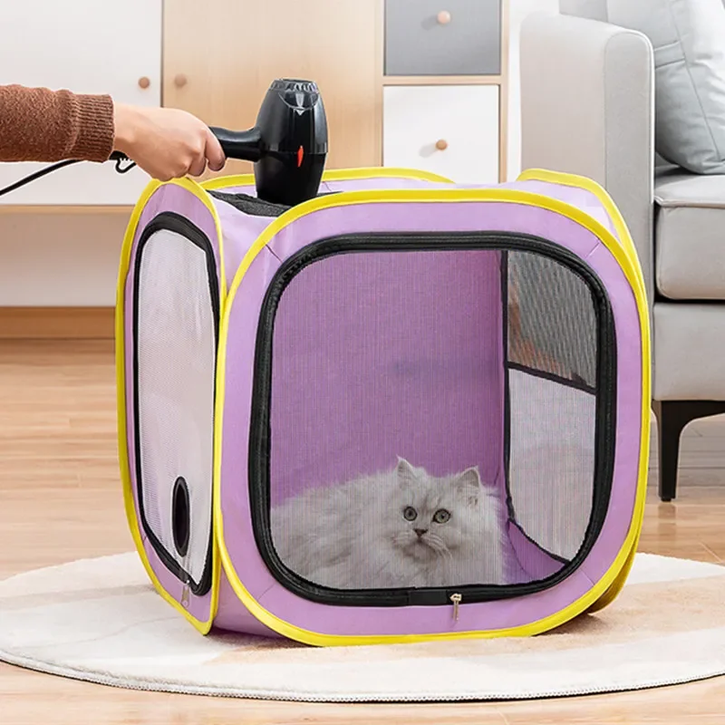 Cat Drying Box Pet Bathing Blowing Box Cat Grooming Foldable Drying case Pet Blowing Bag Kitty Cleaning Box Cat Accessories
Cat Drying Box Pet Bathing Blowing Box Cat Grooming Foldable Drying case Pet Blowing Bag Kitty Cleaning Box Cat Accessories
