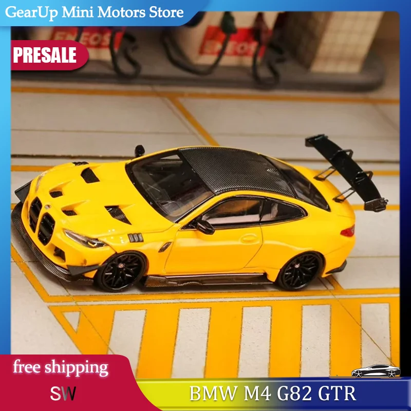 SW 1:64 BMW M4 G82 GTR Full Widebody Kit Yellow Diecast Alloy Sports Car Model Collectible Desktop Gift for Auto Enthusiasts
SW 1:64 BMW M4 G82 GTR Full Widebody Kit Yellow Diecast Alloy Sports Car Model Collectible Desktop Gift for Auto Enthusiasts