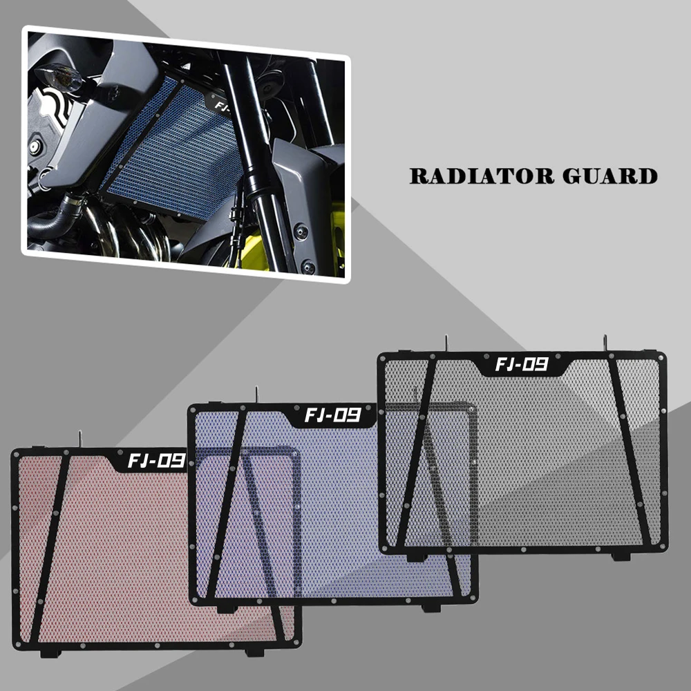 Мотоциклетные аксессуары для YAMAHA FJ09 FJ 09 2015 2016 FJ-09, алюминиевая решетка радиатора, защитная крышка резервуара для воды 
Мотоциклетные аксессуары для YAMAHA FJ09 FJ 09 2015 2016 FJ-09, алюминиевая решетка радиатора, защитная крышка резервуара для воды