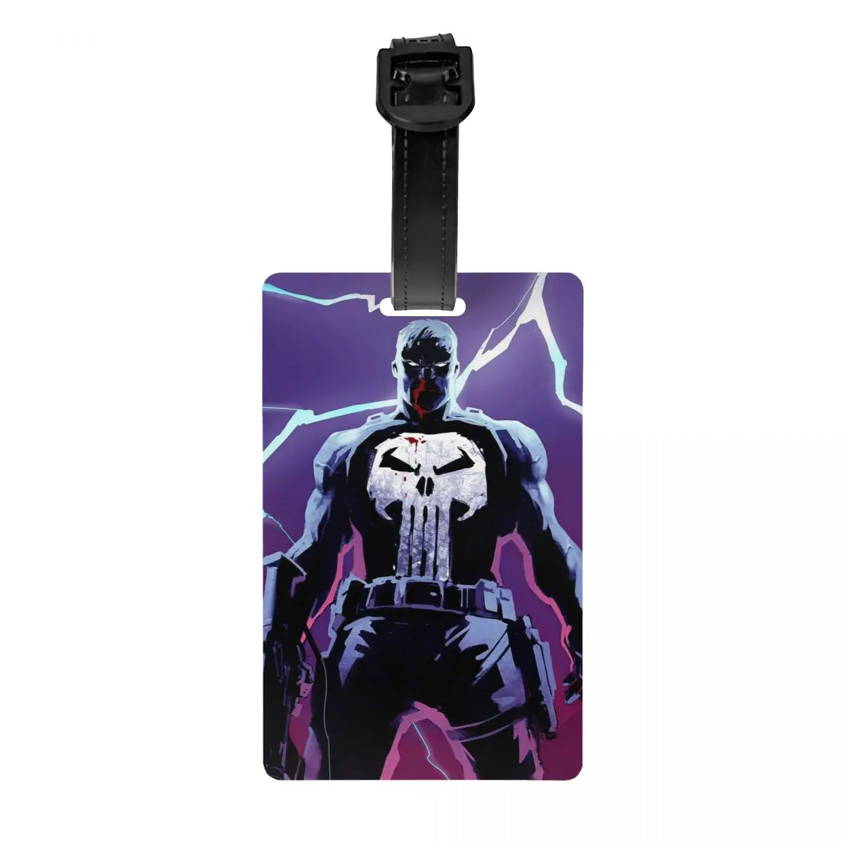 Custom Punisher Luggage Tag for Suitcases Funny Superhero Baggage Tags Privacy Cover ID Label
Custom Punisher Luggage Tag for Suitcases Funny Superhero Baggage Tags Privacy Cover ID Label