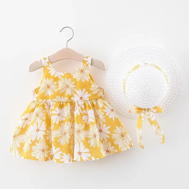New Clothes Girls 0-3old Summer cotton new girl dress with hat flower striped princess 73-100 children kids clothing baby Floral
New Clothes Girls 0-3old Summer cotton new girl dress with hat flower striped princess 73-100 children kids clothing baby Floral