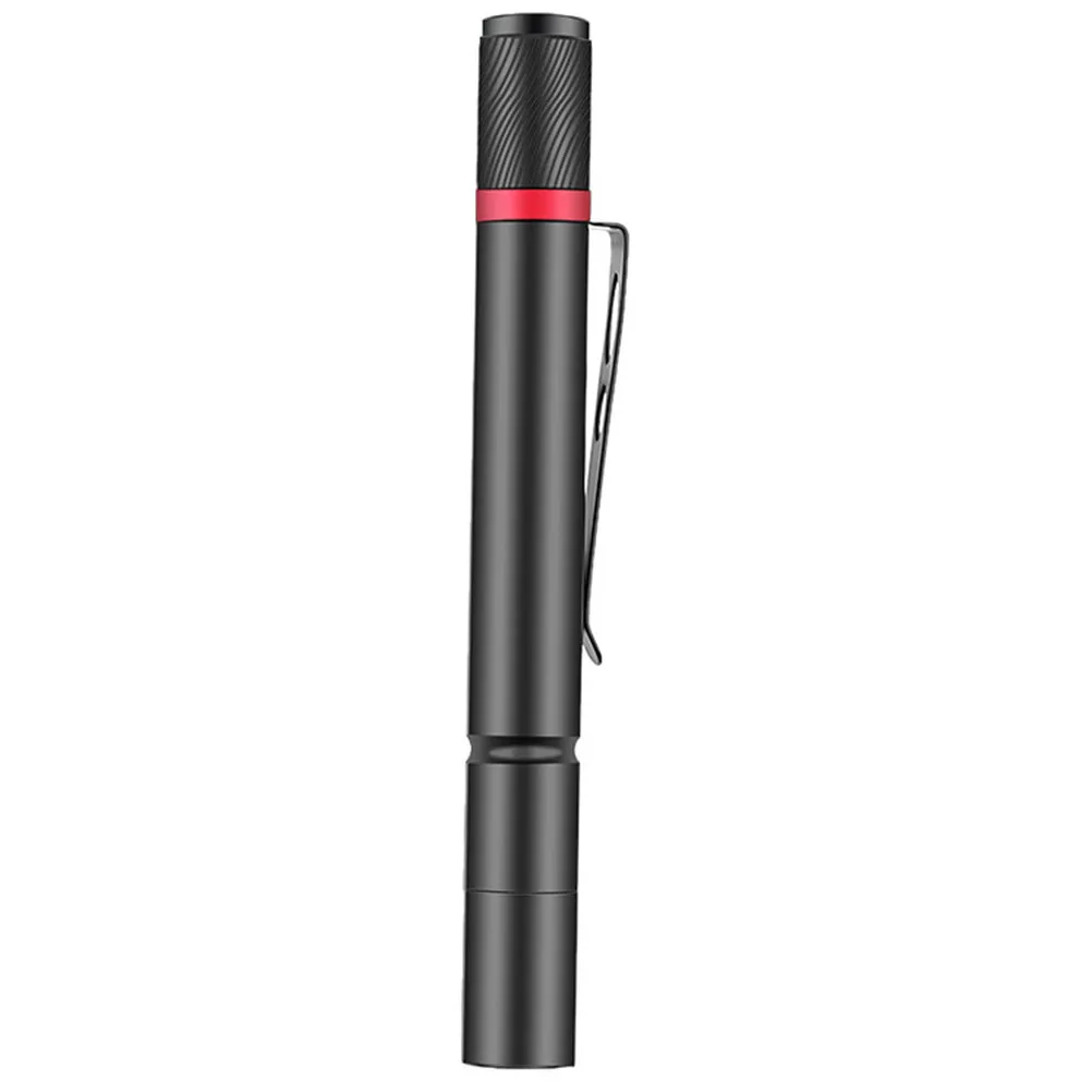 Mini LED Flashlight Aluminum Alloy Waterproof Pen Light with Clip Zoom Focus Adjustable Brightness Outdoor Daily Use Portable
Mini LED Flashlight Aluminum Alloy Waterproof Pen Light with Clip Zoom Focus Adjustable Brightness Outdoor Daily Use Portable