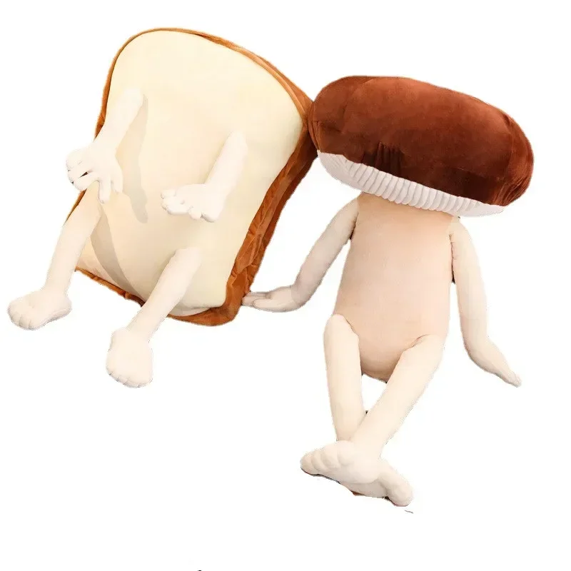 Creative Bread Mushroom Couple plant Cartoon pillow cushion soft plush fruit vegetables Anti-stress Children toys gift
Creative Bread Mushroom Couple plant Cartoon pillow cushion soft plush fruit vegetables Anti-stress Children toys gift