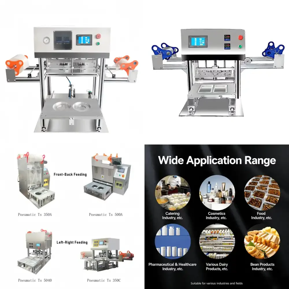 Ts 350C Pneumatic Fully Automatic Heat Sealing Machine for Instant Noodle Cups and Foil Table Top Food Packing Plastic Sealer
Ts 350C Pneumatic Fully Automatic Heat Sealing Machine for Instant Noodle Cups and Foil Table Top Food Packing Plastic Sealer