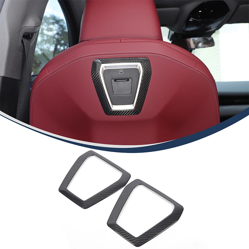 Real carbon fiber For BMW 5 Series G60 2024+ Car seat backrest charging port decorative frame sticker car interior accessories
Real carbon fiber For BMW 5 Series G60 2024+ Car seat backrest charging port decorative frame sticker car interior accessories