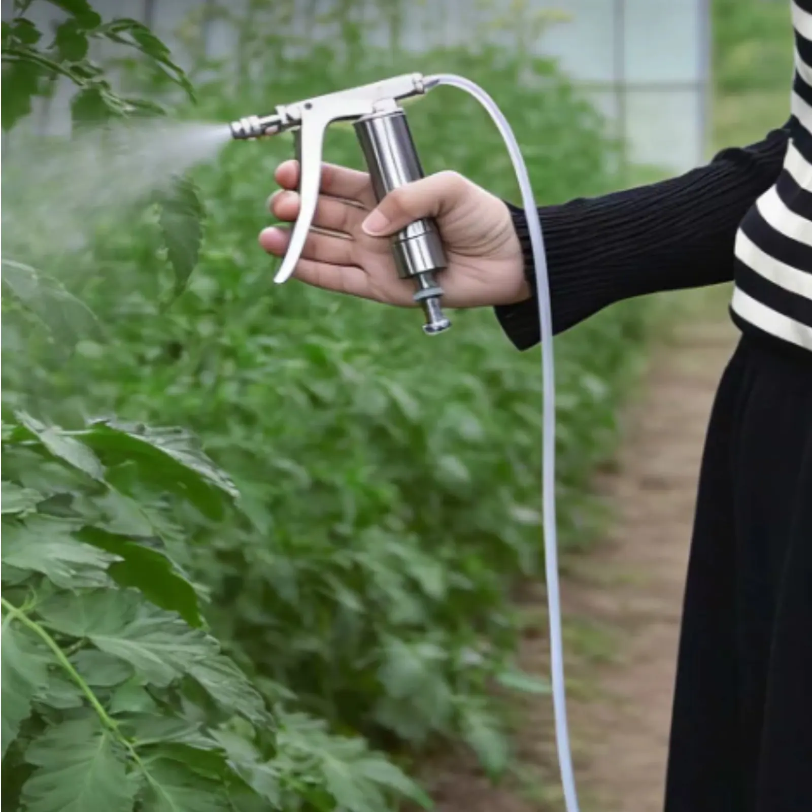 Flower Pollinator Stainless Steel Plant Pollen Sprayer Pollination Tool Fine Mist Crop Aid High Yield for Greenhouse, Garden
Flower Pollinator Stainless Steel Plant Pollen Sprayer Pollination Tool Fine Mist Crop Aid High Yield for Greenhouse, Garden