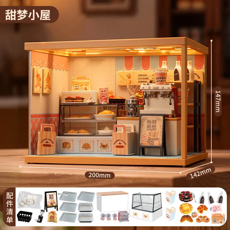 DIY miniature scene house 3D puzzle model handcraft building block mini display item birthday gift for girls
DIY miniature scene house 3D puzzle model handcraft building block mini display item birthday gift for girls