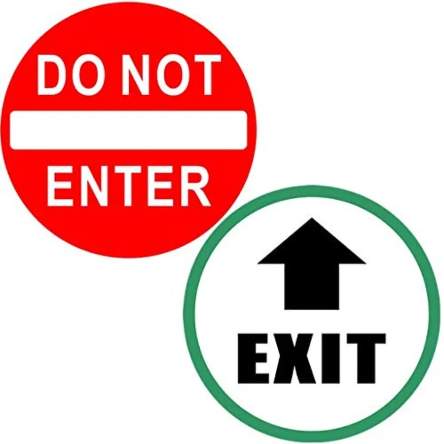 Outdoor/Indoor 6 X 6 Do Not Enter Exit Door Warning Sign Vinyl Label Decal Sticker Self Adhesive Back for Business Store Shop C
Outdoor/Indoor 6 X 6 Do Not Enter Exit Door Warning Sign Vinyl Label Decal Sticker Self Adhesive Back for Business Store Shop C