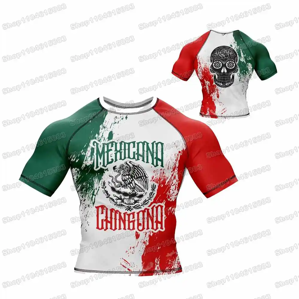 Mexicana Chingon Wrestling Rash Guards Surfing Jersey Beach Shirts Swimwear Diving Gym Shorts MMA BJJ Men Jiu Jitsu Fitness Sets
Mexicana Chingon Wrestling Rash Guards Surfing Jersey Beach Shirts Swimwear Diving Gym Shorts MMA BJJ Men Jiu Jitsu Fitness Sets