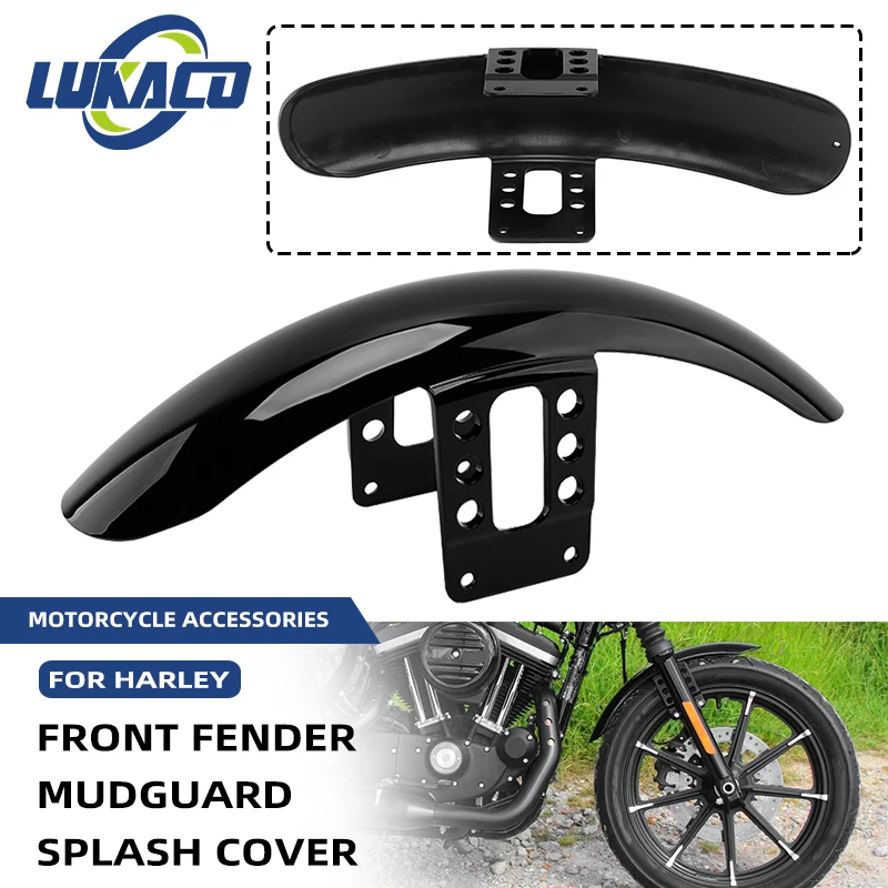 Gloss Black Motorcycle Front Fender Wheels Wrap Mudguards Splash Cover For Harley Sportster XL 883 1200 1200N 1988 1989 1990-UP
Gloss Black Motorcycle Front Fender Wheels Wrap Mudguards Splash Cover For Harley Sportster XL 883 1200 1200N 1988 1989 1990-UP
