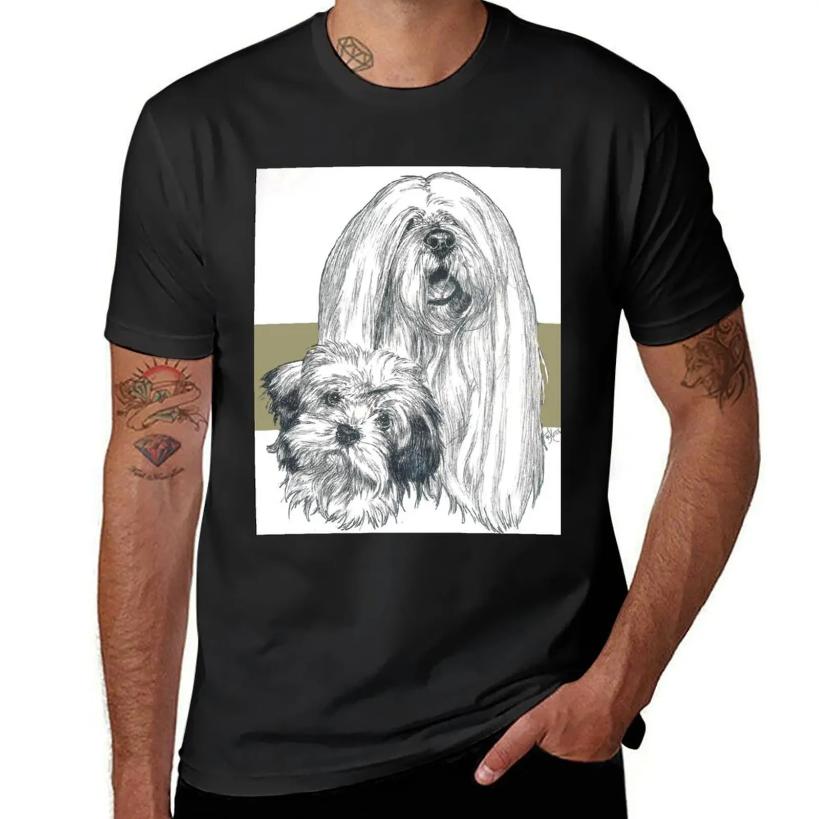 Lhasa Apso Father & Son T-Shirt cotton man t-shirts anime t shirts Luxury man plain t shirts men
Lhasa Apso Father & Son T-Shirt cotton man t-shirts anime t shirts Luxury man plain t shirts men
