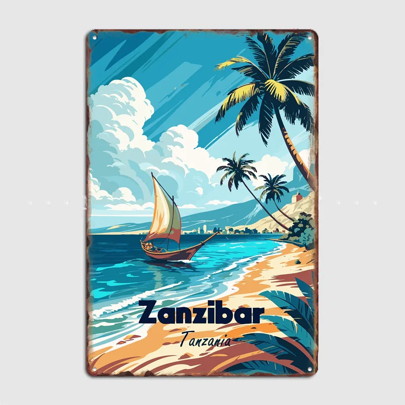 Zanzibar, Tanzania: Tropical Beach Scene Metal Sign Bar Custom Bedroom Indoor Poster Home Wall Decor Posters Room Decoration
Zanzibar, Tanzania: Tropical Beach Scene Metal Sign Bar Custom Bedroom Indoor Poster Home Wall Decor Posters Room Decoration