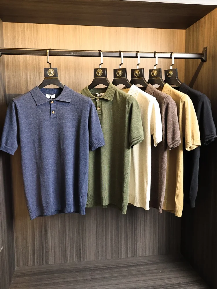High-End Linen Blend Knit Shirt for Men Summer Short Sleeve Floral Weave Soft Breathable Stand Collar Modern Style Fashion Urban
High-End Linen Blend Knit Shirt for Men Summer Short Sleeve Floral Weave Soft Breathable Stand Collar Modern Style Fashion Urban