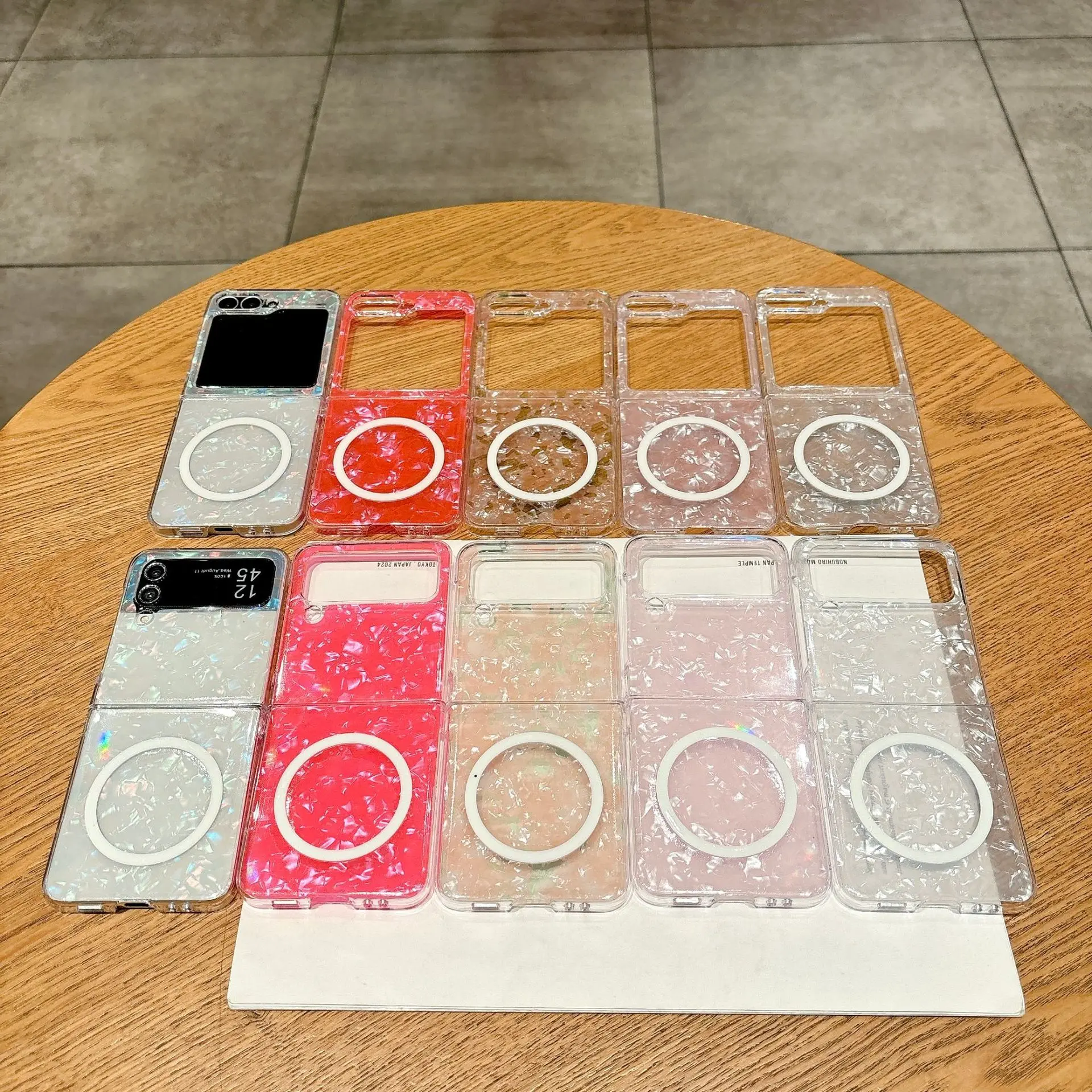 Shell Texture Magnetic Phone Case for Samsung Galaxy Z Flip 7 6 5 4 Protective Back Cover for ZFlip5 ZFlip6 ZFlip7 Case Shell 
Shell Texture Magnetic Phone Case for Samsung Galaxy Z Flip 7 6 5 4 Protective Back Cover for ZFlip5 ZFlip6 ZFlip7 Case Shell