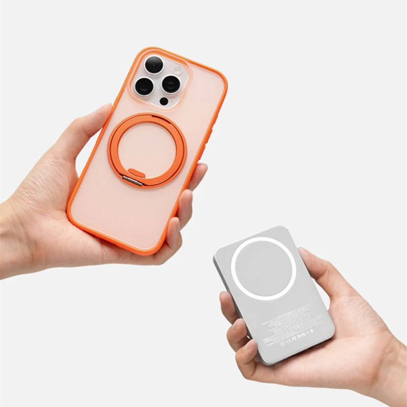 Senior 360 Rotating Bracket Magsafe Phone Case for iphone 16 16pro max 15 Pro Frosted Skin Feel Wireless Charging Matte PC Cover 
Senior 360 Rotating Bracket Magsafe Phone Case for iphone 16 16pro max 15 Pro Frosted Skin Feel Wireless Charging Matte PC Cover