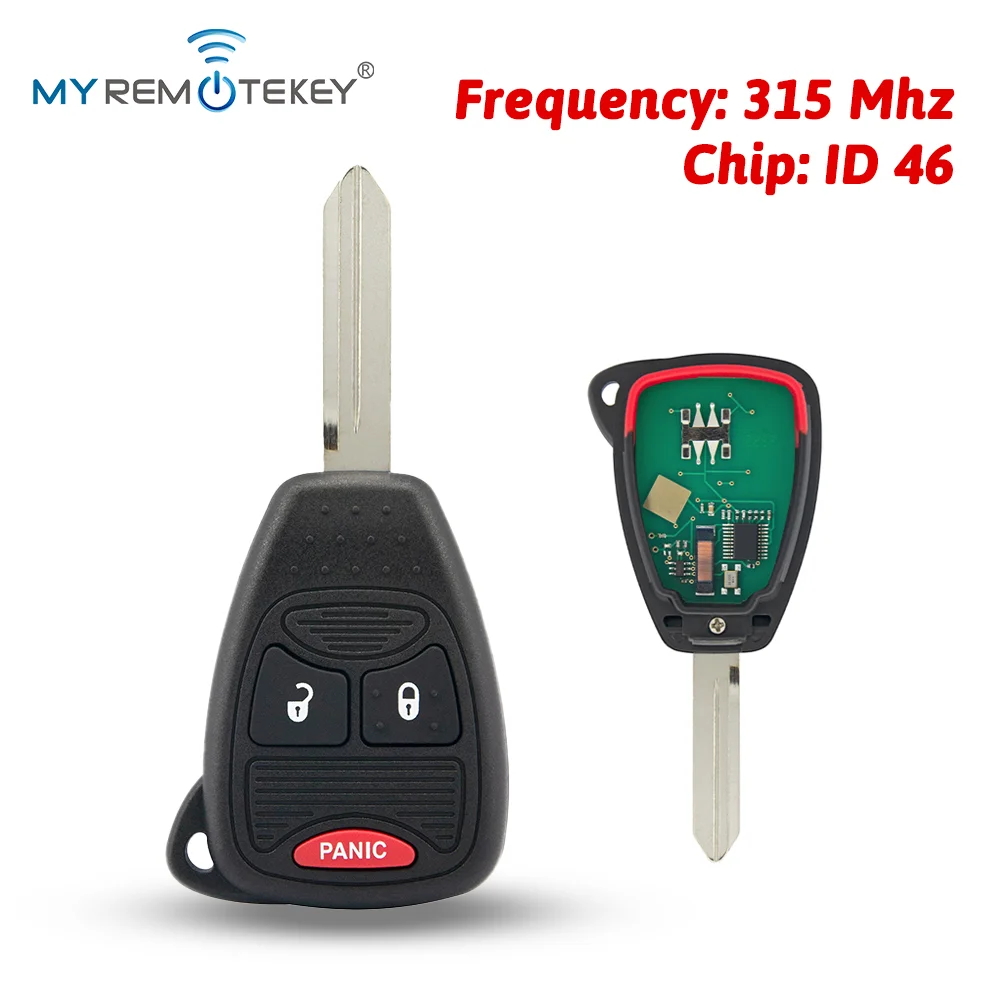 MYREMOTEKEY Remote Car Key Fob 315Mhz for Chrysler PT Cruiser Dodge Caliber Jeep Compass FCC OHT692713AA/OHT692427AA/KOBDT04A
MYREMOTEKEY Remote Car Key Fob 315Mhz for Chrysler PT Cruiser Dodge Caliber Jeep Compass FCC OHT692713AA/OHT692427AA/KOBDT04A