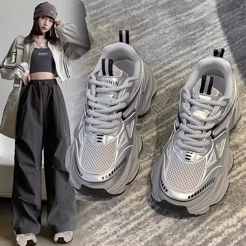 Women Sneakers Platform Flat Shoes Trainers Ladies Thick Sole Sneakers Fashion Casual Shoes Thick Sole Tennis Vulcanized Shoes
Women Sneakers Platform Flat Shoes Trainers Ladies Thick Sole Sneakers Fashion Casual Shoes Thick Sole Tennis Vulcanized Shoes